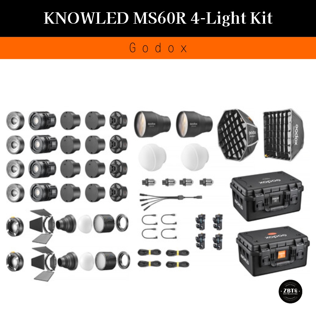 Godox KNOWLED MS60R 4-Light Kit
